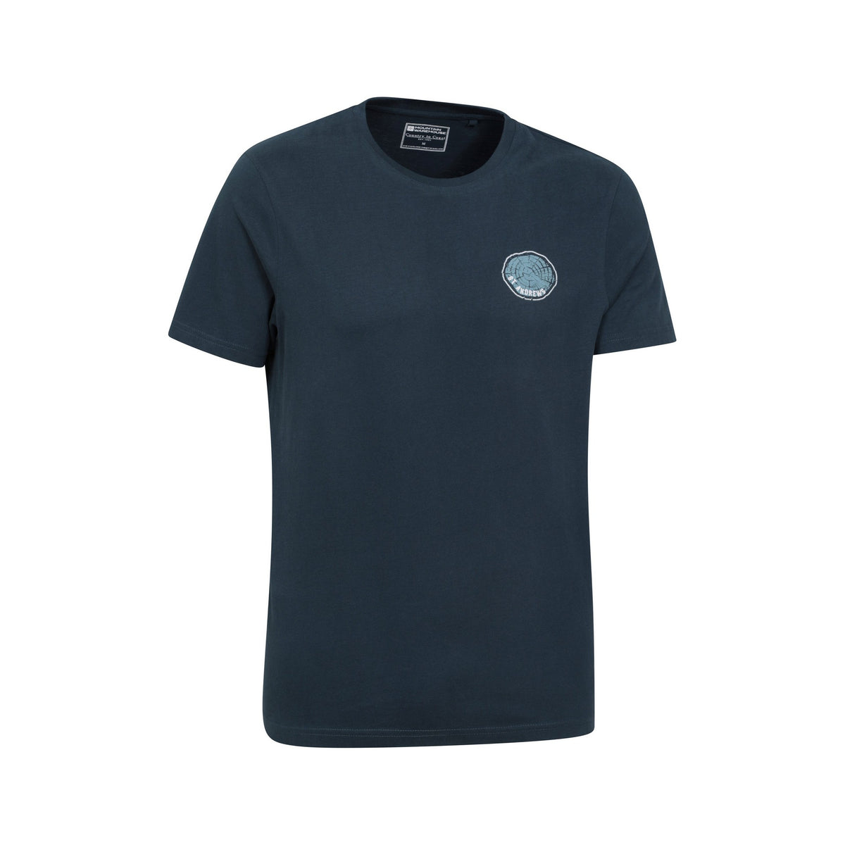 Dark Blue - Lifestyle - Mountain Warehouse Mens St Andrews Tree Ring Organic T-Shirt
