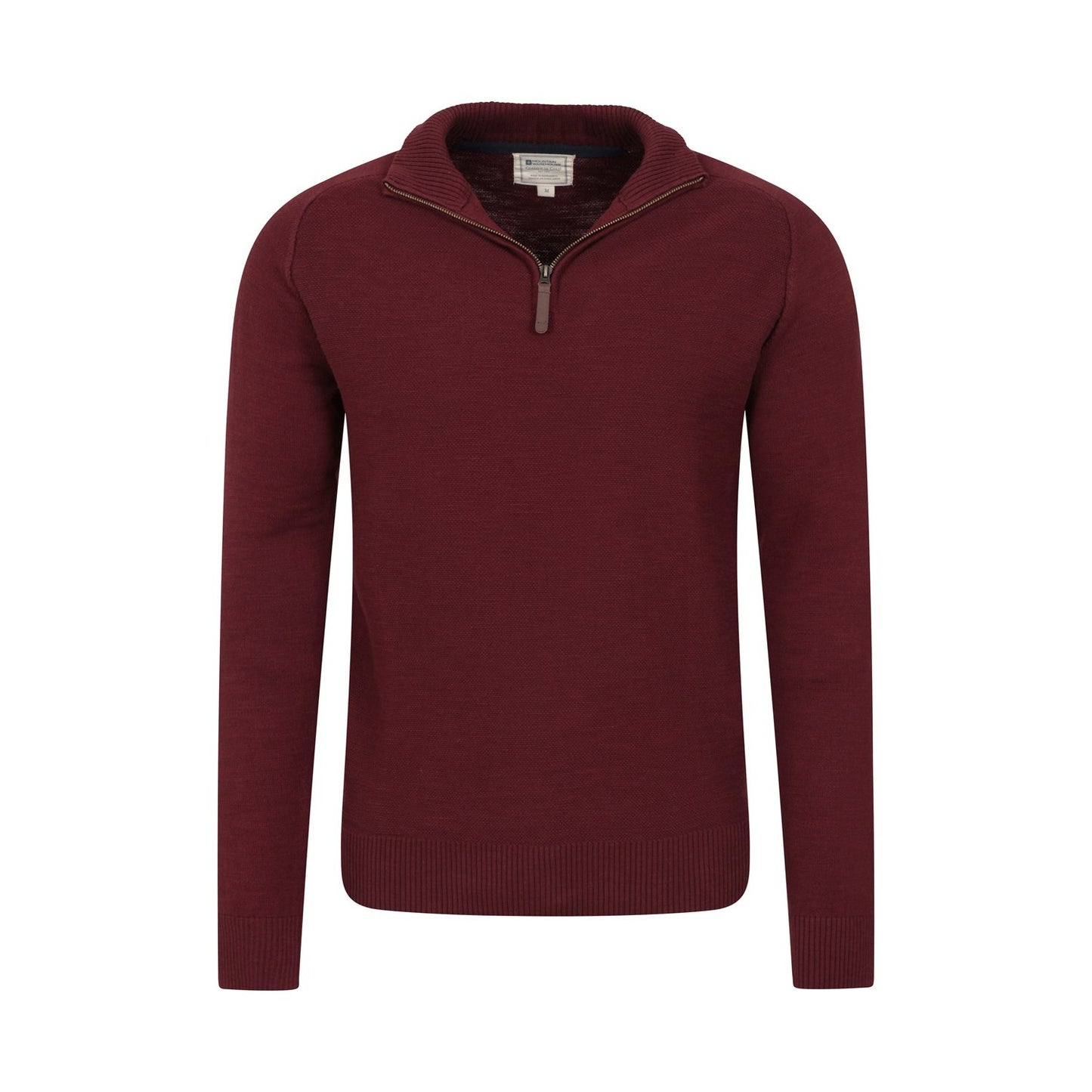 Burgundy - Lifestyle - Mountain Warehouse Mens Hadrian Knitted Jumper