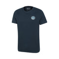 Dark Blue - Side - Mountain Warehouse Mens Inverness Tree Ring Organic T-Shirt