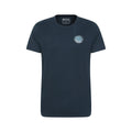 Dark Blue - Front - Mountain Warehouse Mens Inverness Tree Ring Organic T-Shirt
