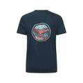 Dark Blue - Back - Mountain Warehouse Mens Ben Nevis Tree Ring Organic T-Shirt