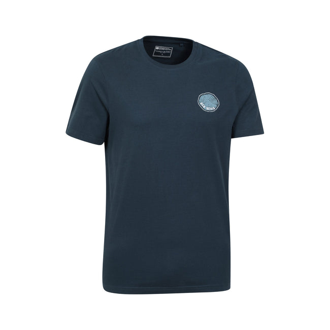Dark Blue - Lifestyle - Mountain Warehouse Mens Ben Nevis Tree Ring Organic T-Shirt