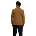 Mustard - Back - Mountain Warehouse Mens Camber II Half Zip Fleece Top