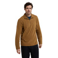 Mustard - Side - Mountain Warehouse Mens Camber II Half Zip Fleece Top