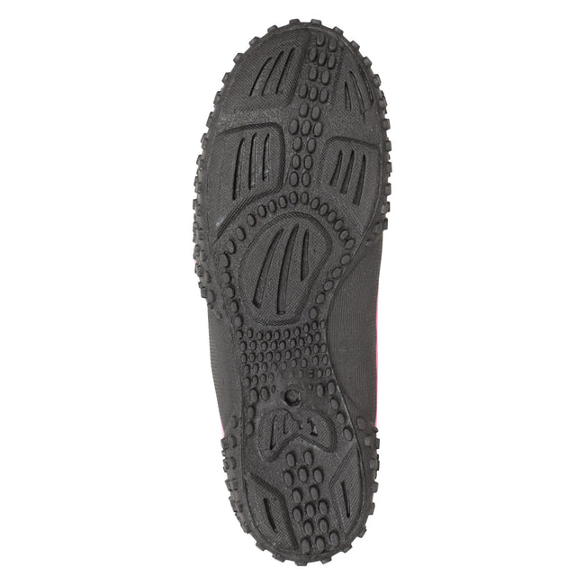 Bright Pink - Side - Mountain Warehouse Childrens-Kids Bermuda Adjustable Water Shoes