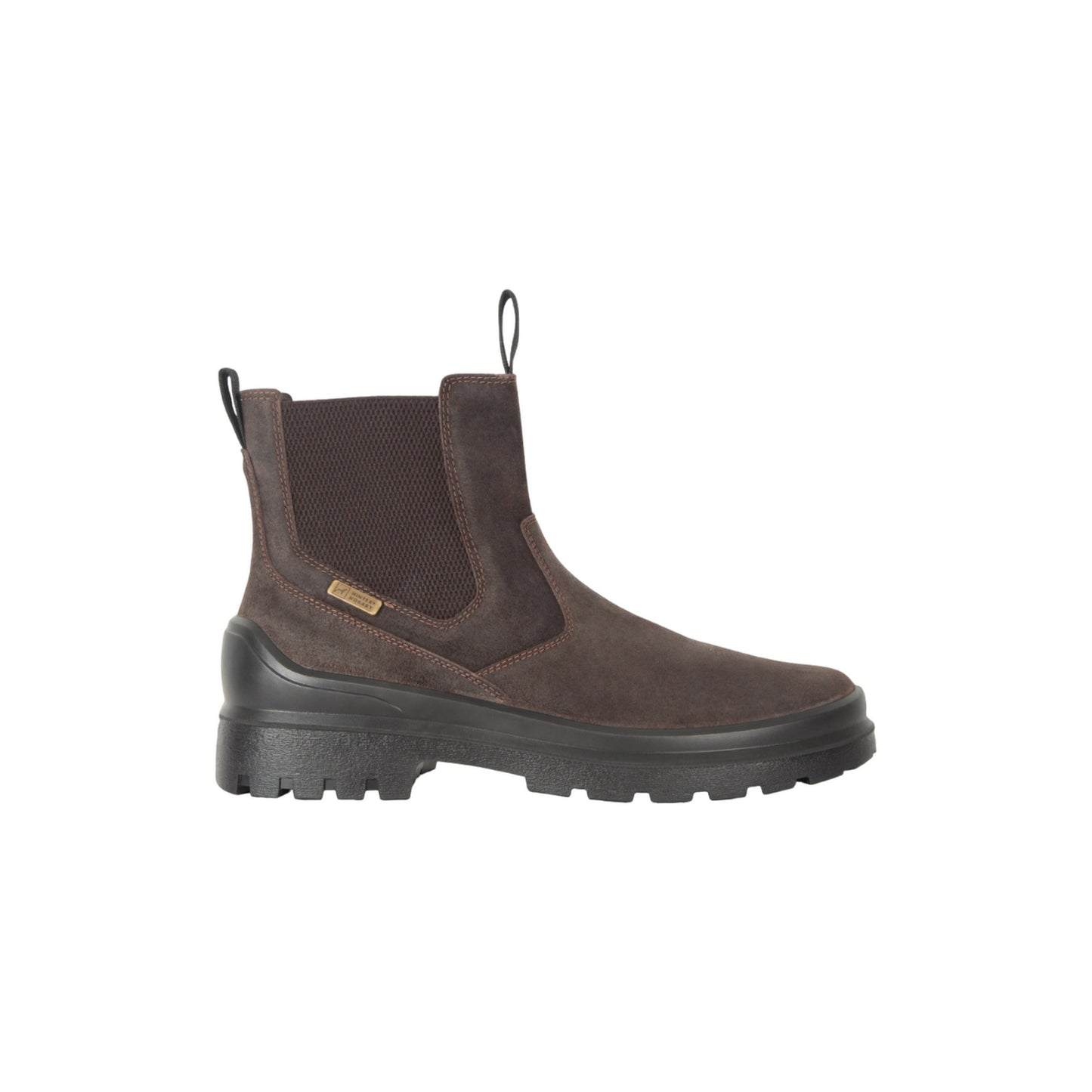 Dark Brown - Lifestyle - Hinter + Hobart Mens Salcombe Leather Chelsea Boots