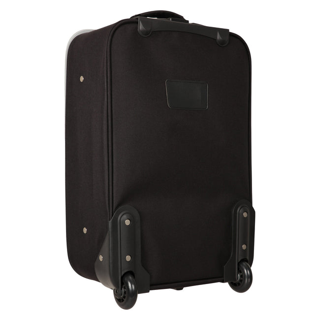 Black - Back - Mountain Warehouse Essentials 2 Wheeled Suitcase