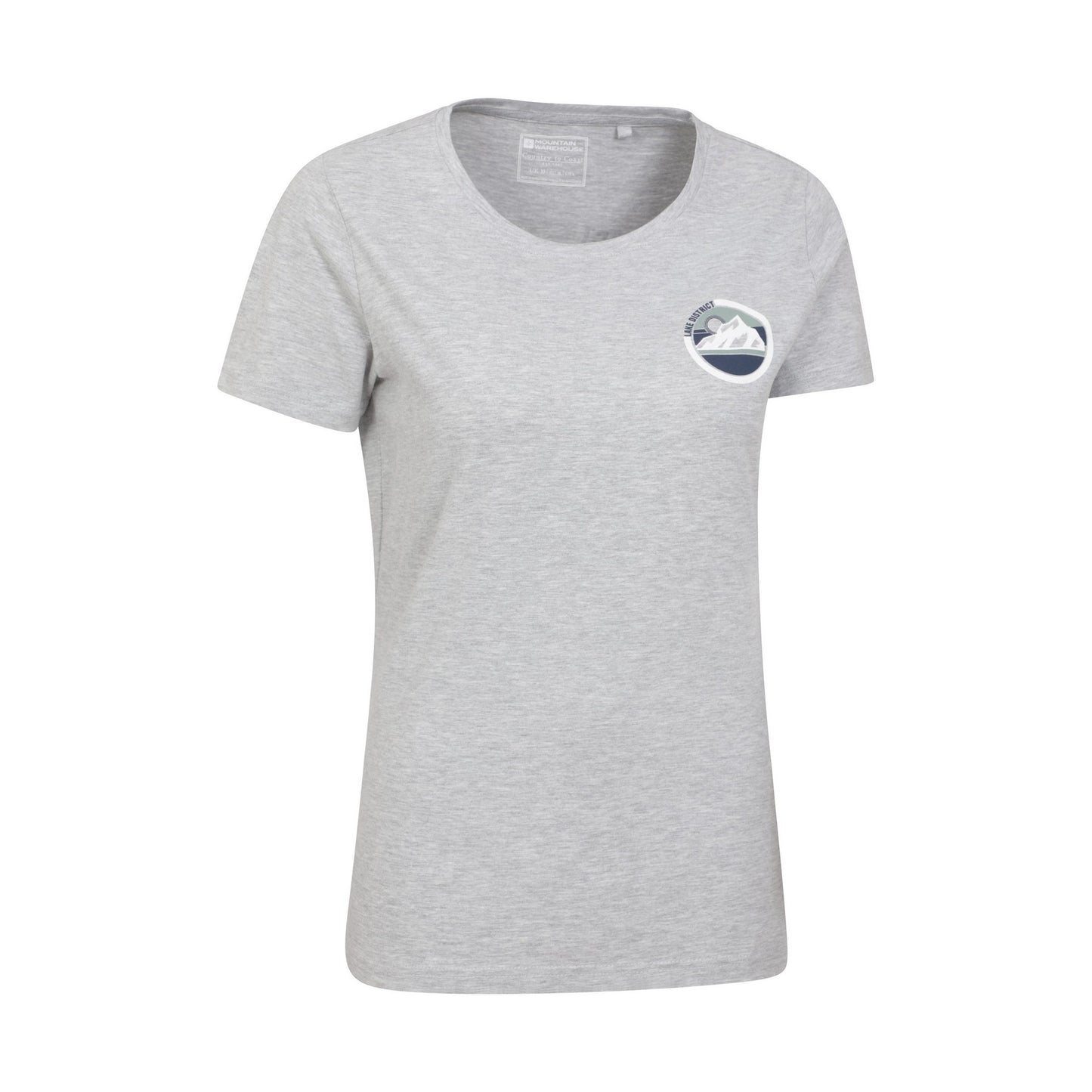 Grey - Lifestyle - Mountain Warehouse Womens-Ladies Lake District Tree Ring Organic T-Shirt