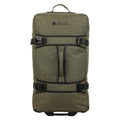 Khaki Green - Front - Mountain Warehouse Wander 100L 2 Wheeled Suitcase
