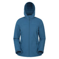 Blue - Front - Mountain Warehouse Womens-Ladies Exodus Water Resistant Soft Shell Jacket
