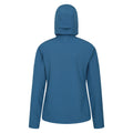 Blue - Back - Mountain Warehouse Womens-Ladies Exodus Water Resistant Soft Shell Jacket