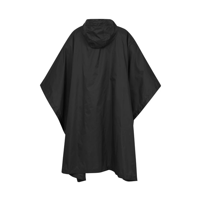 Black - Back - Mountain Warehouse Womens-Ladies Pakka Waterproof Poncho