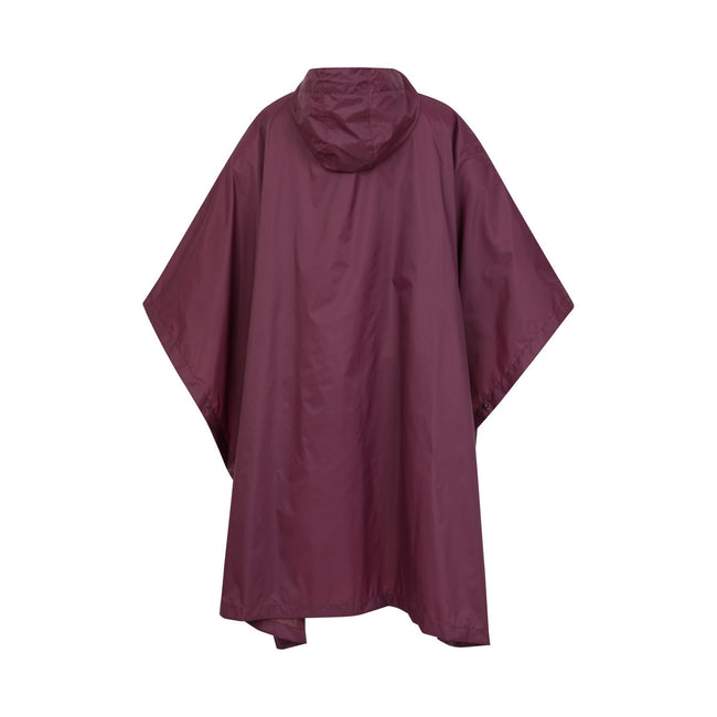 Dark Purple - Back - Mountain Warehouse Womens-Ladies Pakka Waterproof Poncho