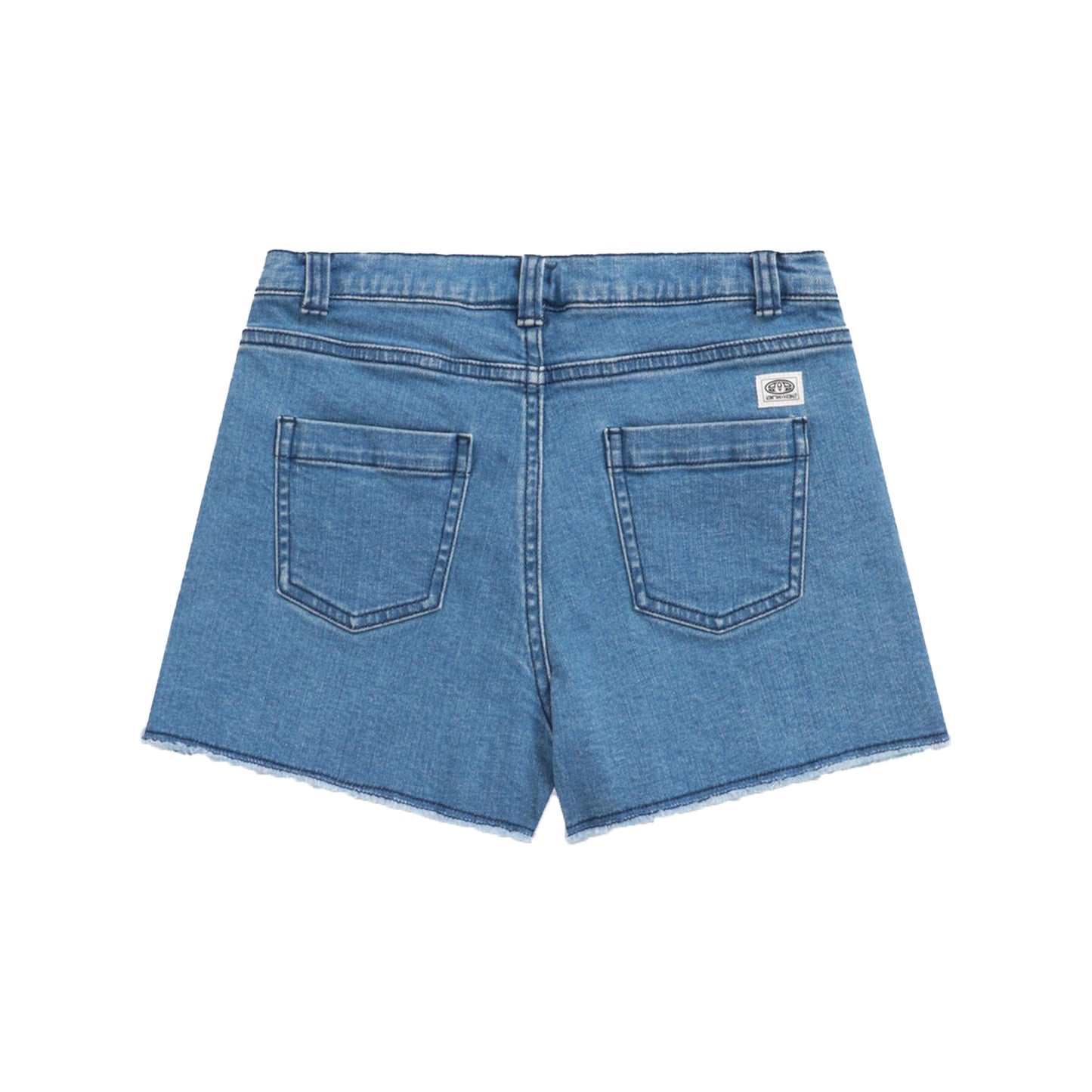 Blue - Back - Animal Childrens-Kids Sophia Denim Shorts