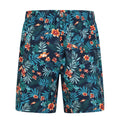 Teal - Back - Mountain Warehouse Mens Aruba Floral Swim Shorts