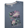Blue - Lifestyle - Animal Womens-Ladies Canopy Carina Flowers Organic T-Shirt