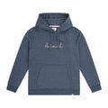 Dark Blue - Front - Animal Womens-Ladies Maya Organic Hoodie