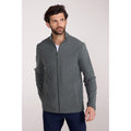 Khaki Green - Front - Mountain Warehouse Mens Camber Fleece Jacket