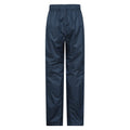 Navy - Back - Mountain Warehouse Womens-Ladies Spray Waterproof Over Trousers