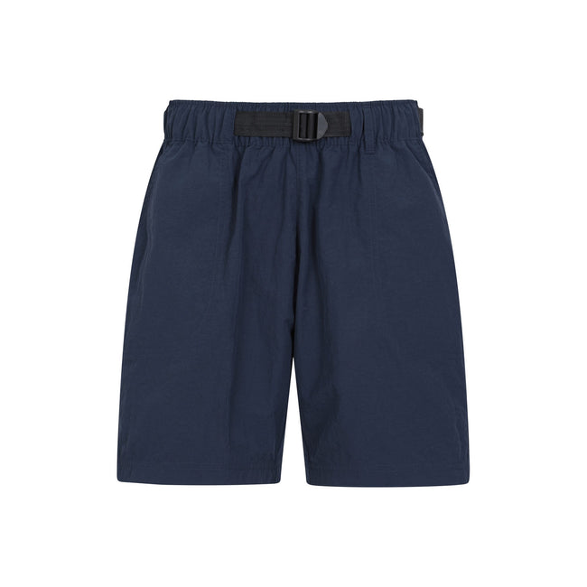 Navy - Front - Mountain Warehouse Womens-Ladies Windermere Hiking Shorts