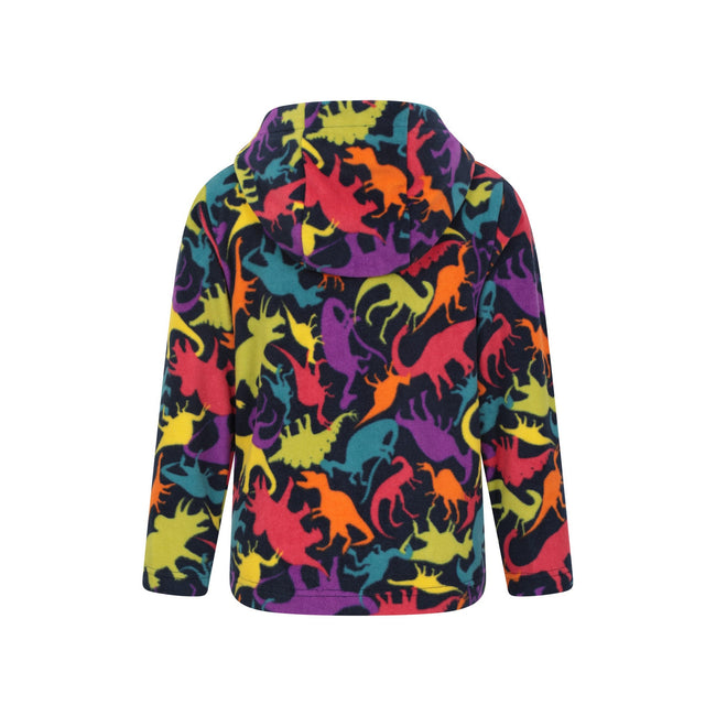 Dark Blue - Back - Mountain Warehouse Childrens-Kids Pursuit II Dinosaurs Hoodie