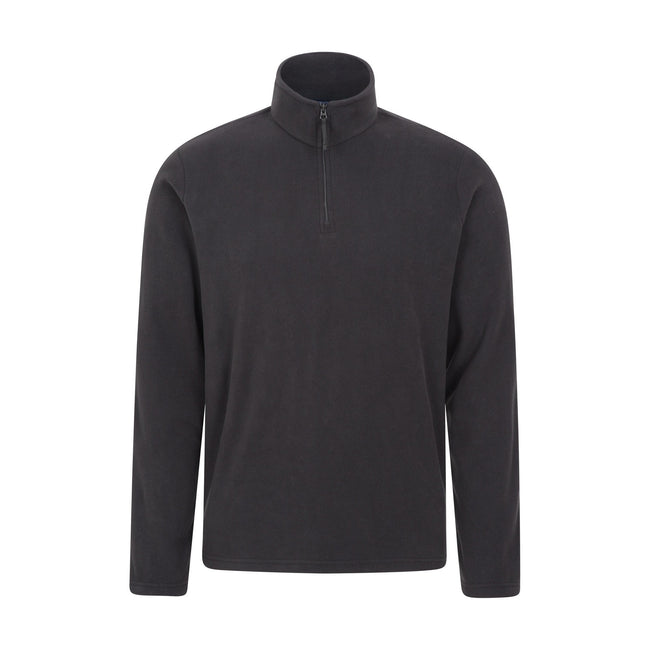 Black - Back - Mountain Warehouse Mens Camber II Fleece Top (Pack of 2)