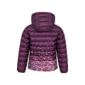 Purple - Back - Mountain Warehouse Childrens-Kids Seasons Dandelions Padded Jacket