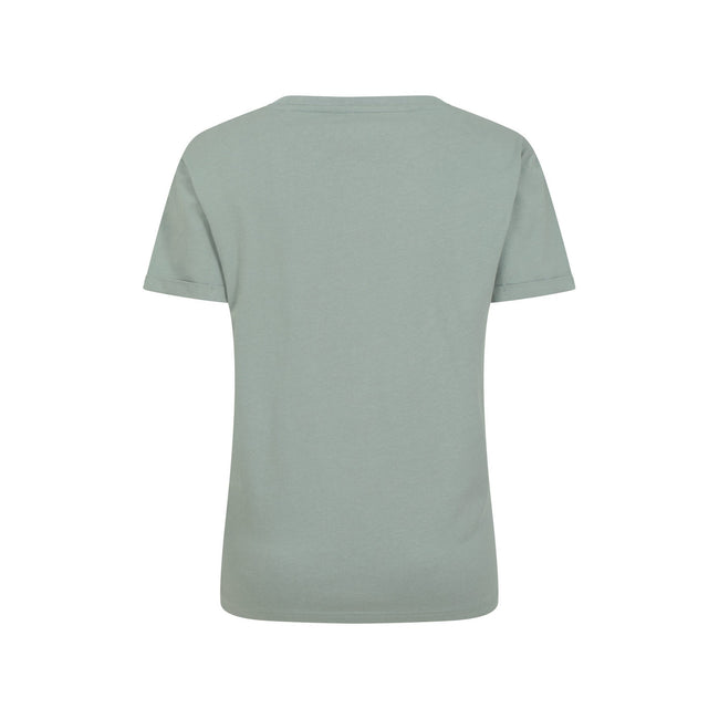 Khaki Green - Back - Mountain Warehouse Womens-Ladies Forest Bear Organic Loose Fit T-Shirt