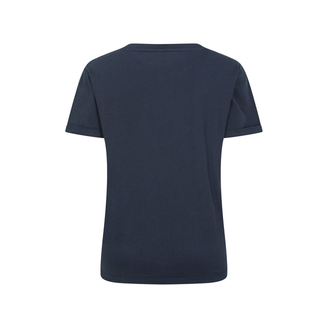 Navy - Back - Mountain Warehouse Womens-Ladies Floral Bee Organic Loose Fit T-Shirt