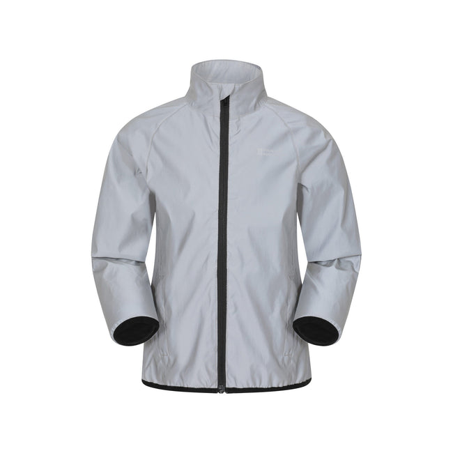 Silver - Front - Mountain Warehouse Childrens-Kids 360 Reflective Padded Jacket