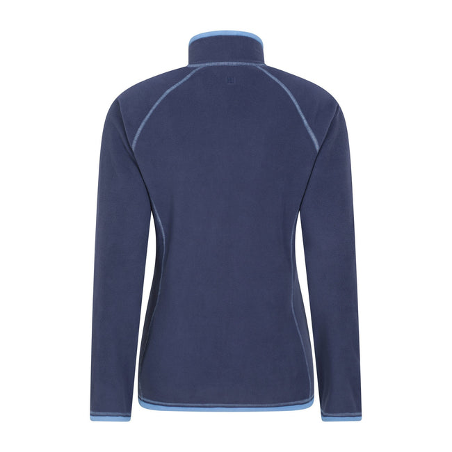 Navy - Back - Mountain Warehouse Womens-Ladies Montana Fleece Jacket
