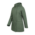 Khaki Brown - Side - Mountain Warehouse Womens-Ladies Rain On Waterproof Padded Jacket
