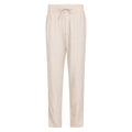 Beige - Front - Mountain Warehouse Womens-Ladies Breeze Linen Blend Trousers