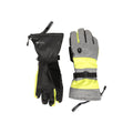 Yellow-Grey-Black - Side - Mountain Warehouse Mens Summit Extreme Ski Gloves
