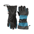 Teal - Side - Mountain Warehouse Mens Summit Extreme Ski Gloves