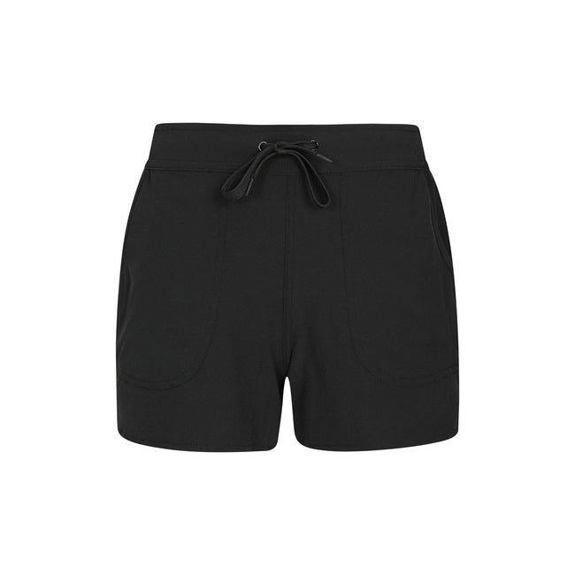 Black - Front - Mountain Warehouse Womens-Ladies Stretch Swim Shorts