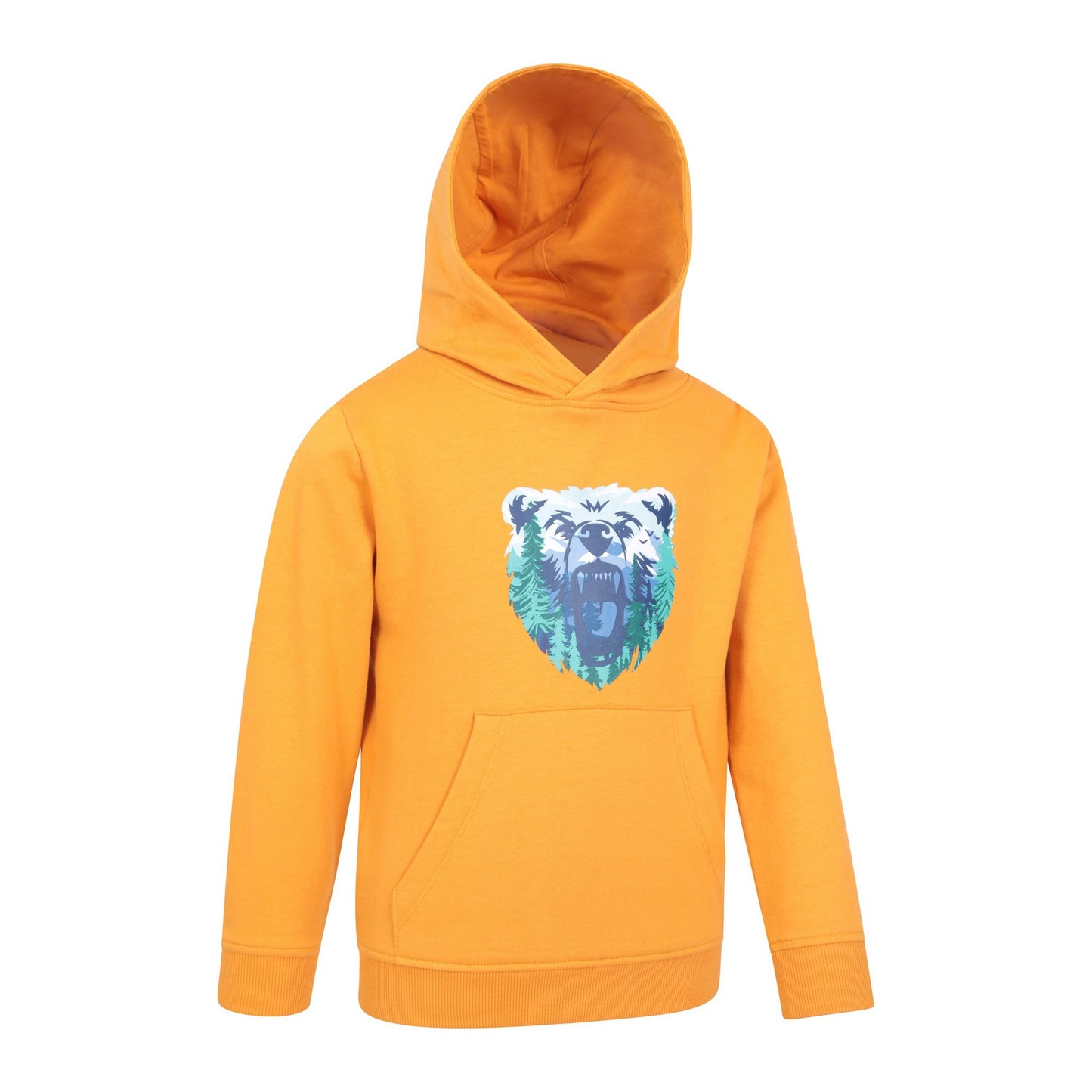 Yellow - Lifestyle - Mountain Warehouse Childrens-Kids Landscape Bear Hoodie