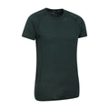 Green - Back - Mountain Warehouse Mens Summit II Base Layer Top