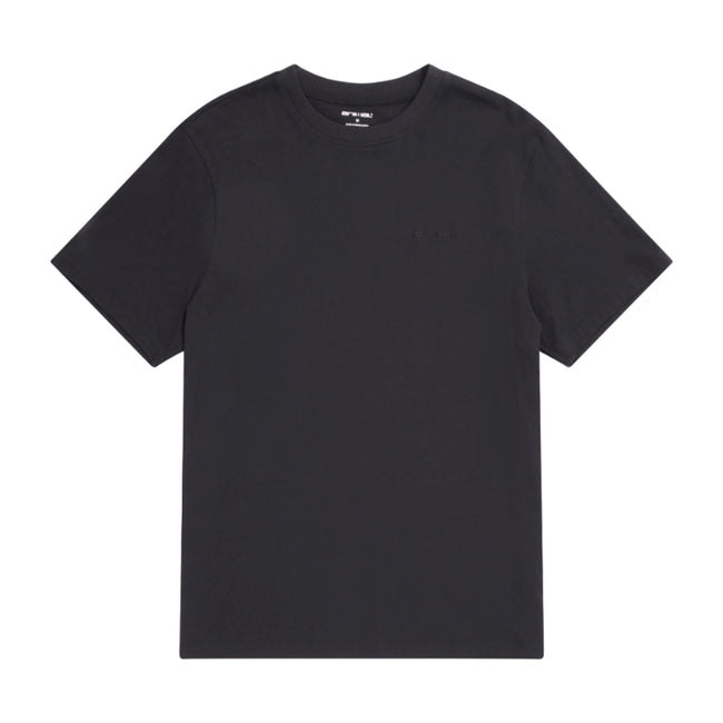 Jet Black - Front - Animal Mens Icon Organic T-Shirt