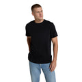 Jet Black - Side - Animal Mens Icon Organic T-Shirt