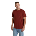 Dark Red - Side - Animal Mens Icon Organic T-Shirt
