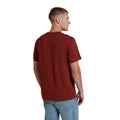 Dark Red - Lifestyle - Animal Mens Icon Organic T-Shirt