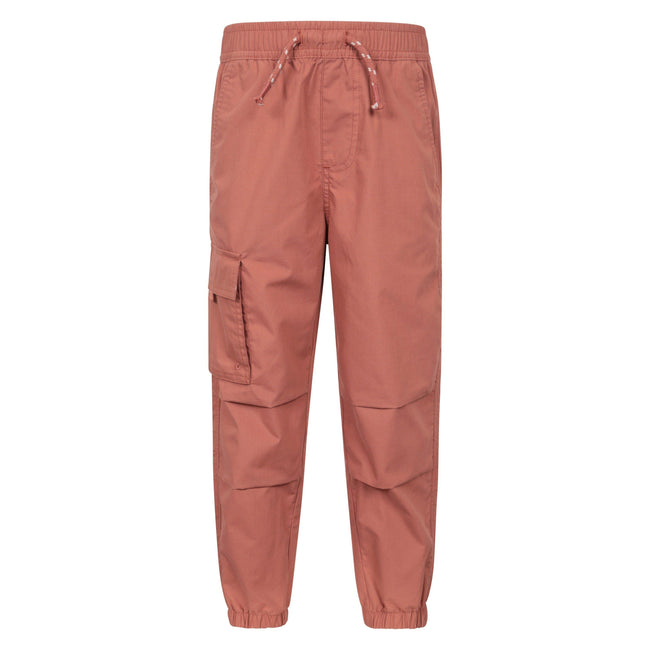 Rust - Front - Mountain Warehouse Childrens-Kids Active Hiking Trousers