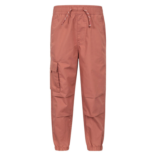 Rust - Front - Mountain Warehouse Childrens-Kids Active Hiking Trousers