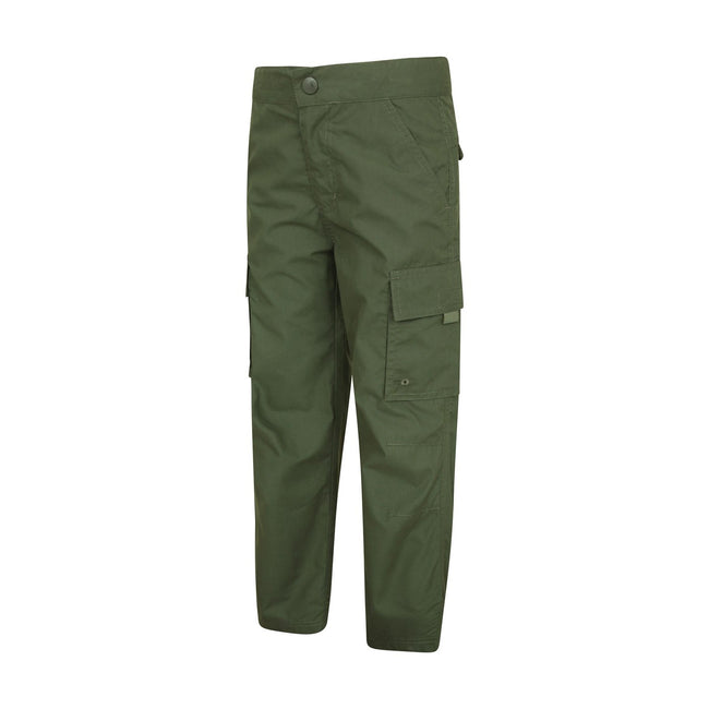 Green - Lifestyle - Mountain Warehouse Childrens-Kids Active Hiking Trousers