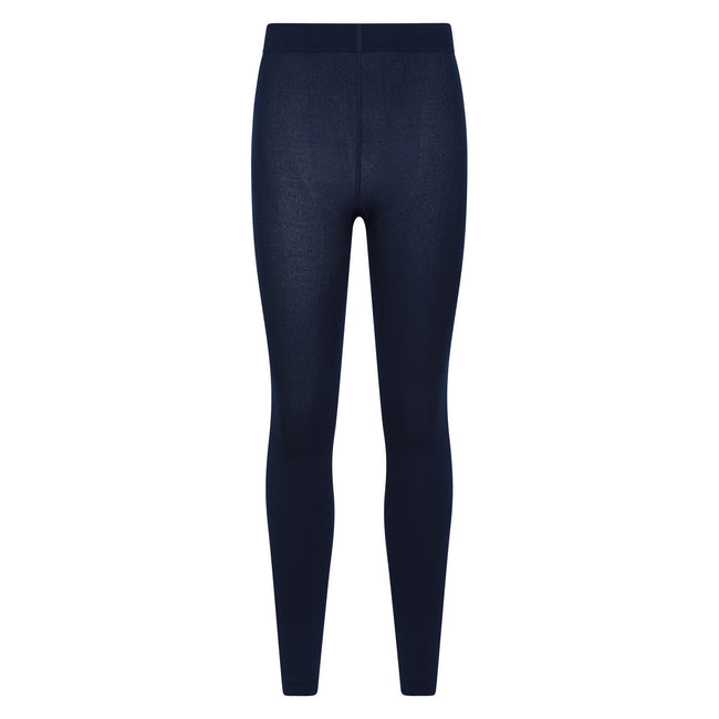 Navy - Front - Mountain Warehouse Womens-Ladies Brushed Isotherm Leggings