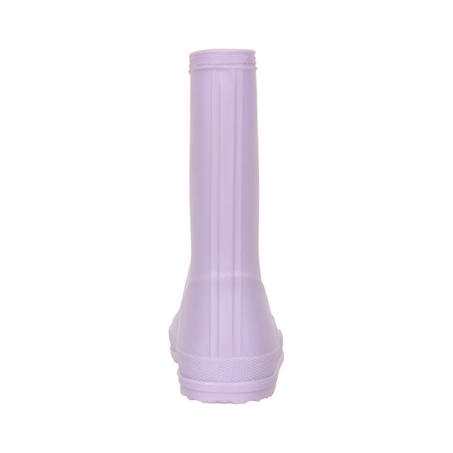 Lilac - Back - Mountain Warehouse Childrens-Kids Plain Wellington Boots