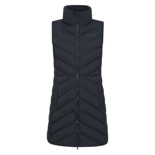 Black - Front - Mountain Warehouse Womens-Ladies Anmore Padded Gilet