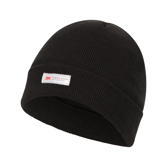 Black - Lifestyle - Mountain Warehouse Childrens-Kids Knitted Thinsulate Beanie