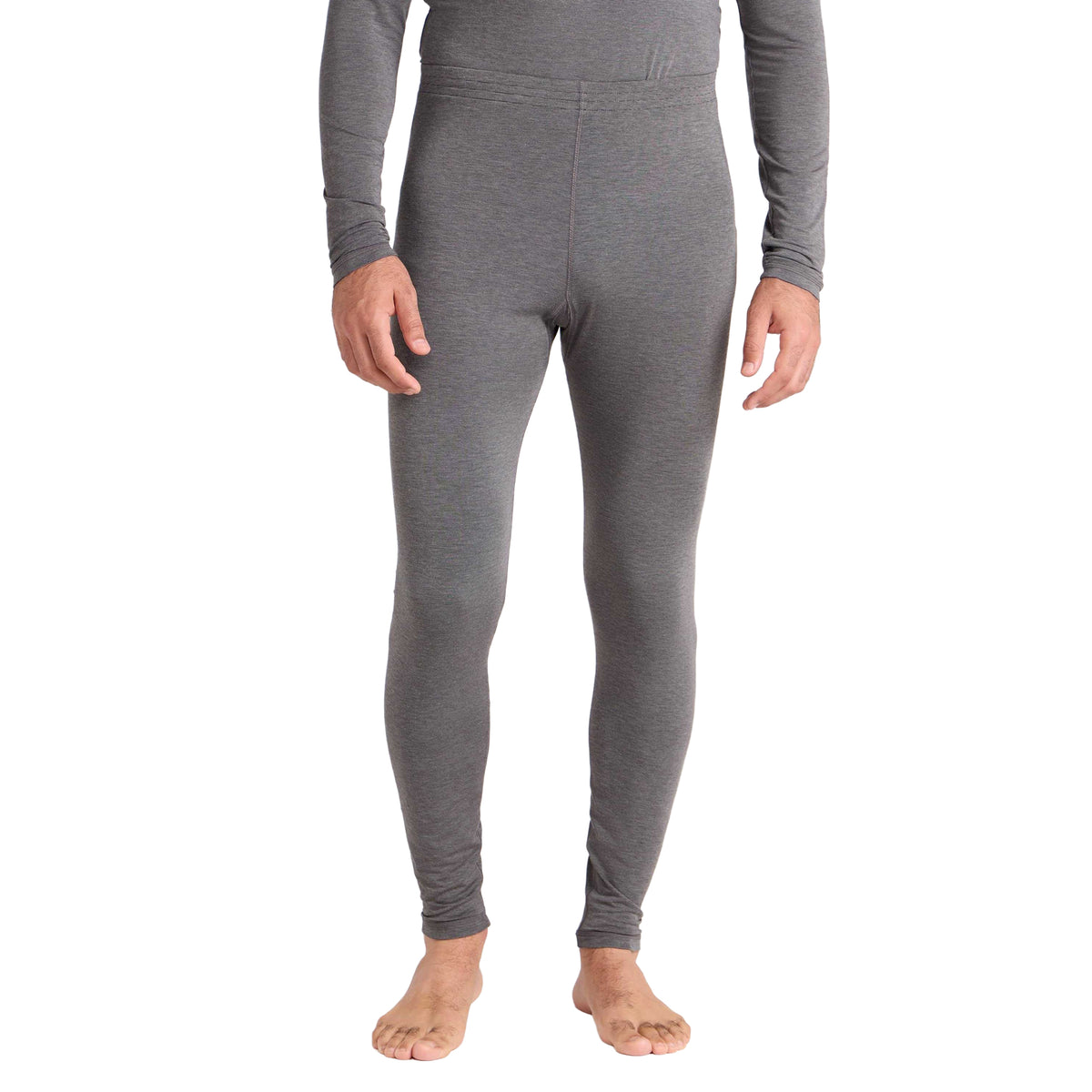 Charcoal - Pack Shot - Mountain Warehouse Mens Keep The Heat Thermal Bottoms